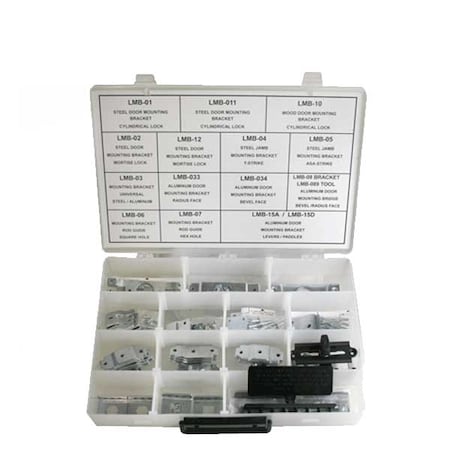 Major Major:  LMB-100 - Lock Mounting Bracket - Assortment Pack MJR-LMB-100